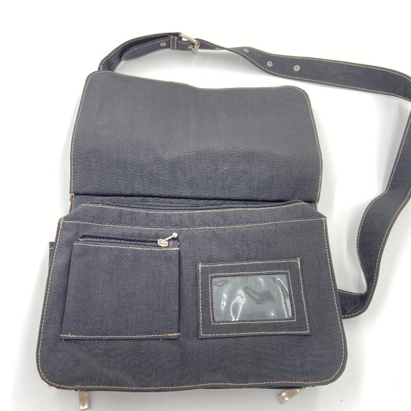 Baggallini Charcoal Crossbody Shoulder Bag - Picture 3 of 13
